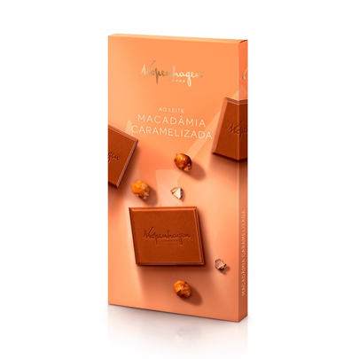 Tablete ao Leite C/ Macadamia Caramelizada 100G