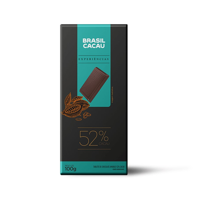 Tablete 52% Cacau 100g
