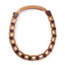 Colar Capuccino Flex Marrom