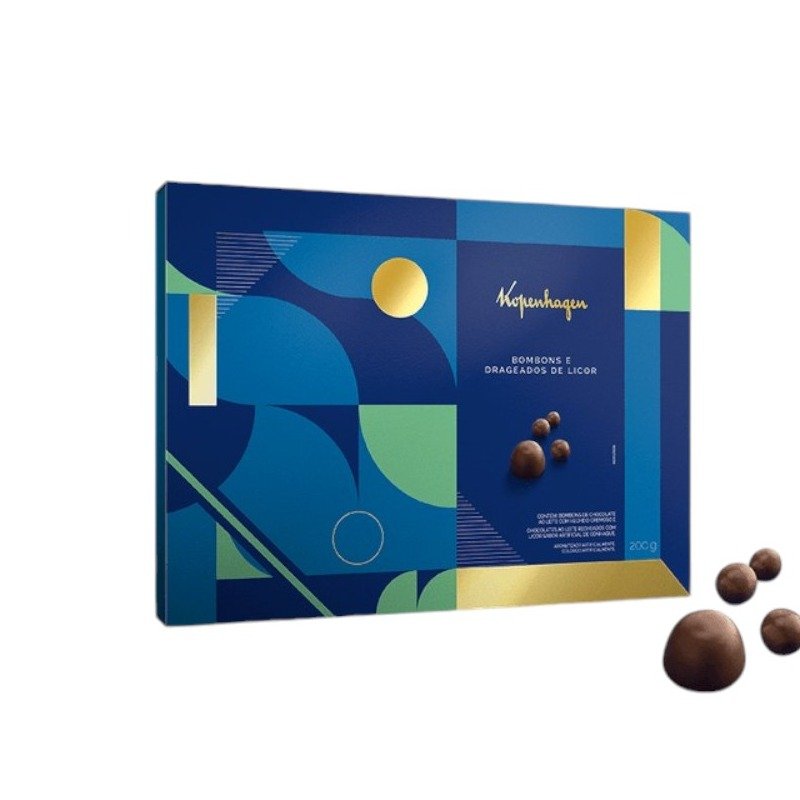 Caixa Bombons e Drageados de Licor 200G