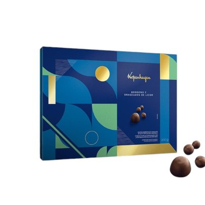 Caixa Bombons e Drageados de Licor 200G