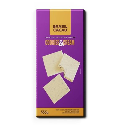 Tablete Branco Cookies And Cream 100g