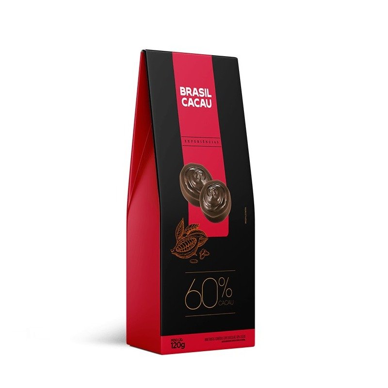 Combo Experiências Minitrufas 60% Cacau 120g