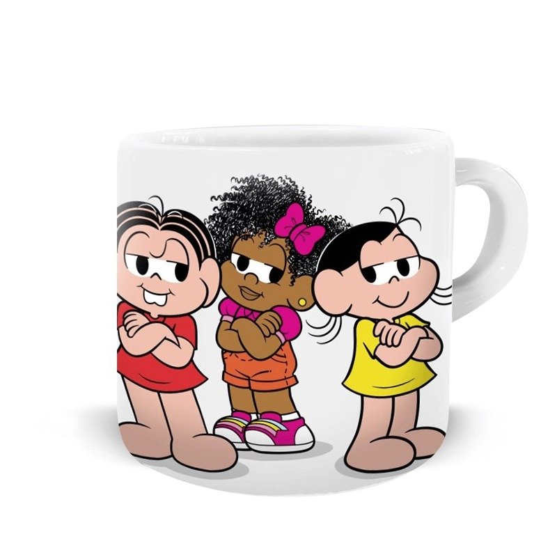 Caneca Turma da Mônica Branca 325ml