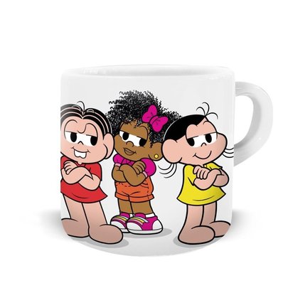 Caneca Turma da Mônica Branca 325ml