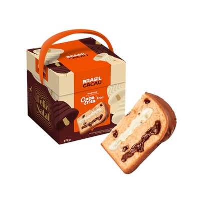 Panettone Trufado Gato Mia Duo 670g - Natal