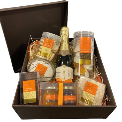 Caixa Baby Chandon com Damasco