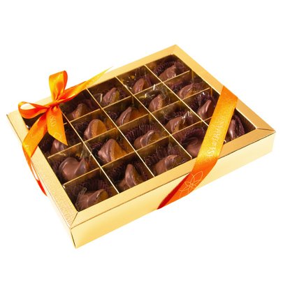 Damasco Recheado Doce de Leite & Chocolate Cx com 20