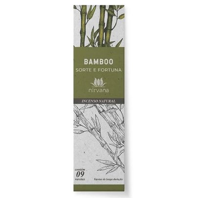 Incenso Natural Bambu de Longa Duração