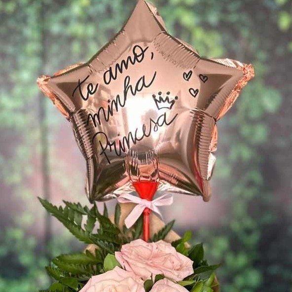 Mini Buquê Carla com Balão