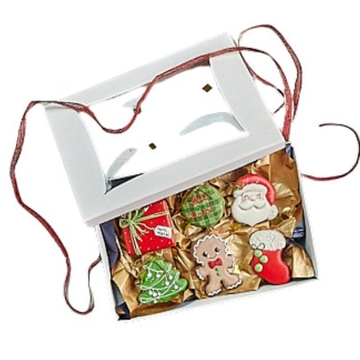 Biscoito de Natal Amanteigado Glaceado Artesanal