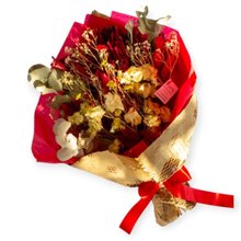 Buquê Love Flores Naturais Desidratadas