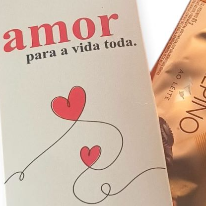 Caixa Personalizada Amor Para a Vida Toda