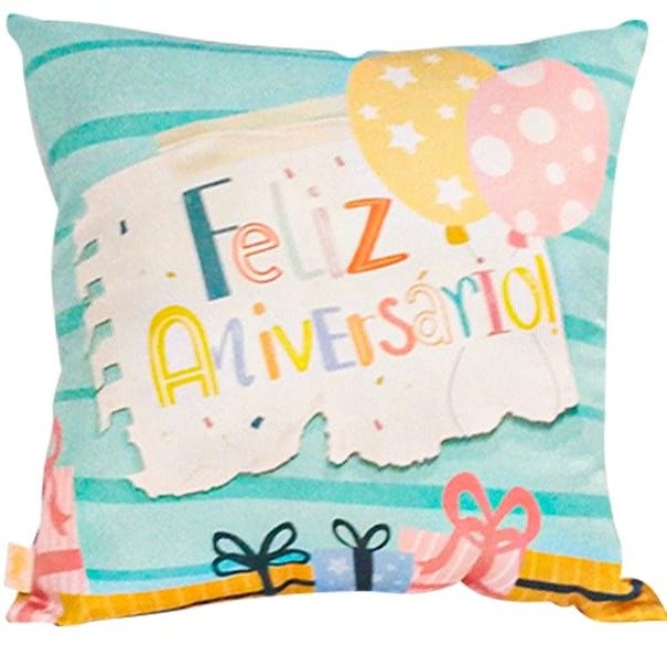 Almofada Feliz Aniversário