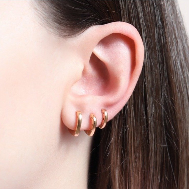 Trio de Argolas Bolinha