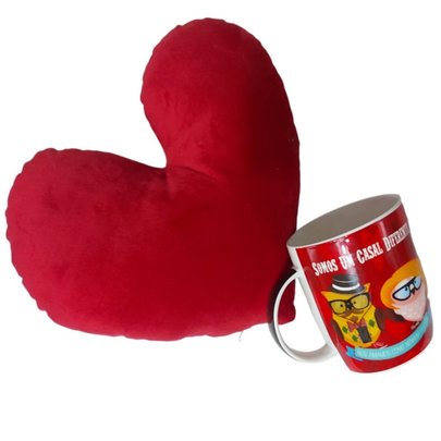 Kit Caneca e Coração Casal Diferente