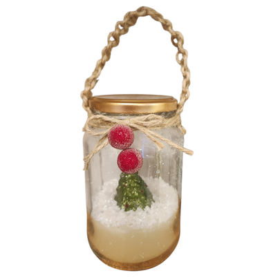 Vela Aromática Globo de Neve - Natal