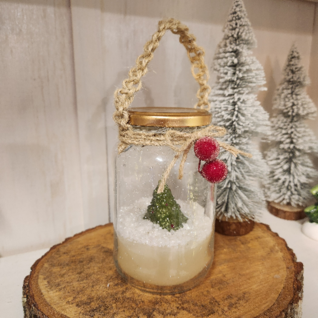 Vela Aromática Globo de Neve - Natal