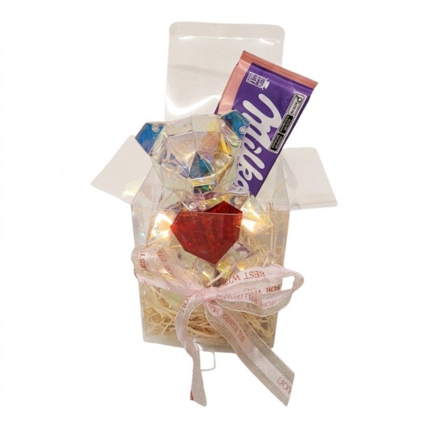 Gift Box Crystal Love Bear