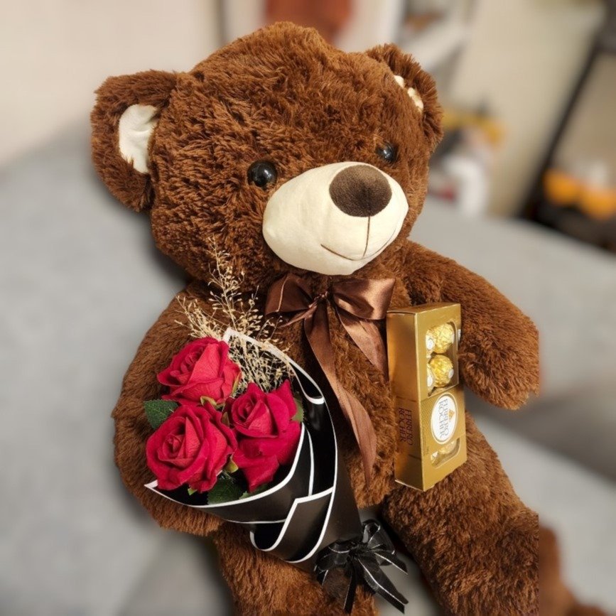 Kit Grand Amour-Urso Gigante