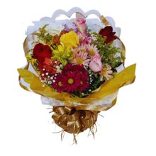 Buquê Mix de Flores Coloridas 