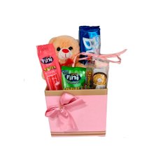 Cesta Infantil Cor de Rosa