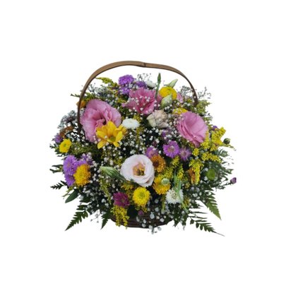 Cesta Mix Flores do Campo
