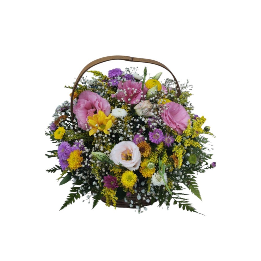 Cesta Mix Flores do Campo 