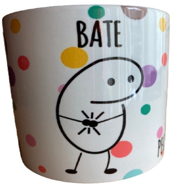 Caneca de Porcelana Florks Desenrola