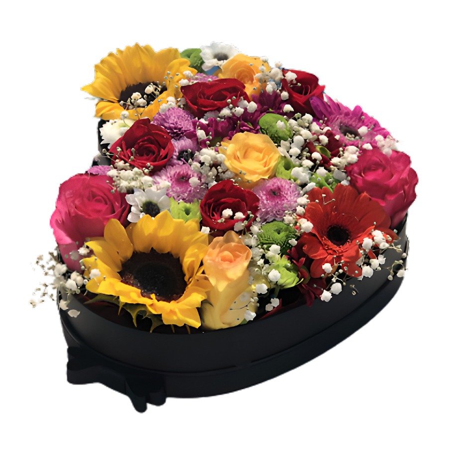 Box Requinte Com Mix de Flores