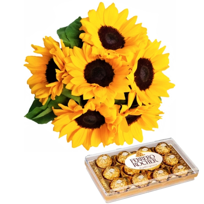 Amor Em Girassóis & Ferrero Rocher