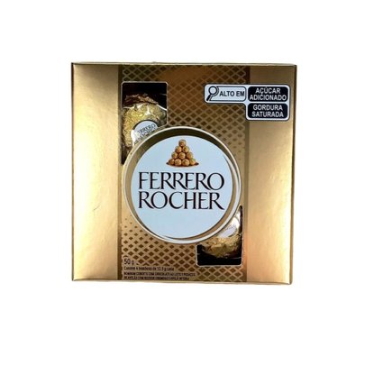 Bombom Ferrero Rocher 04 unidades