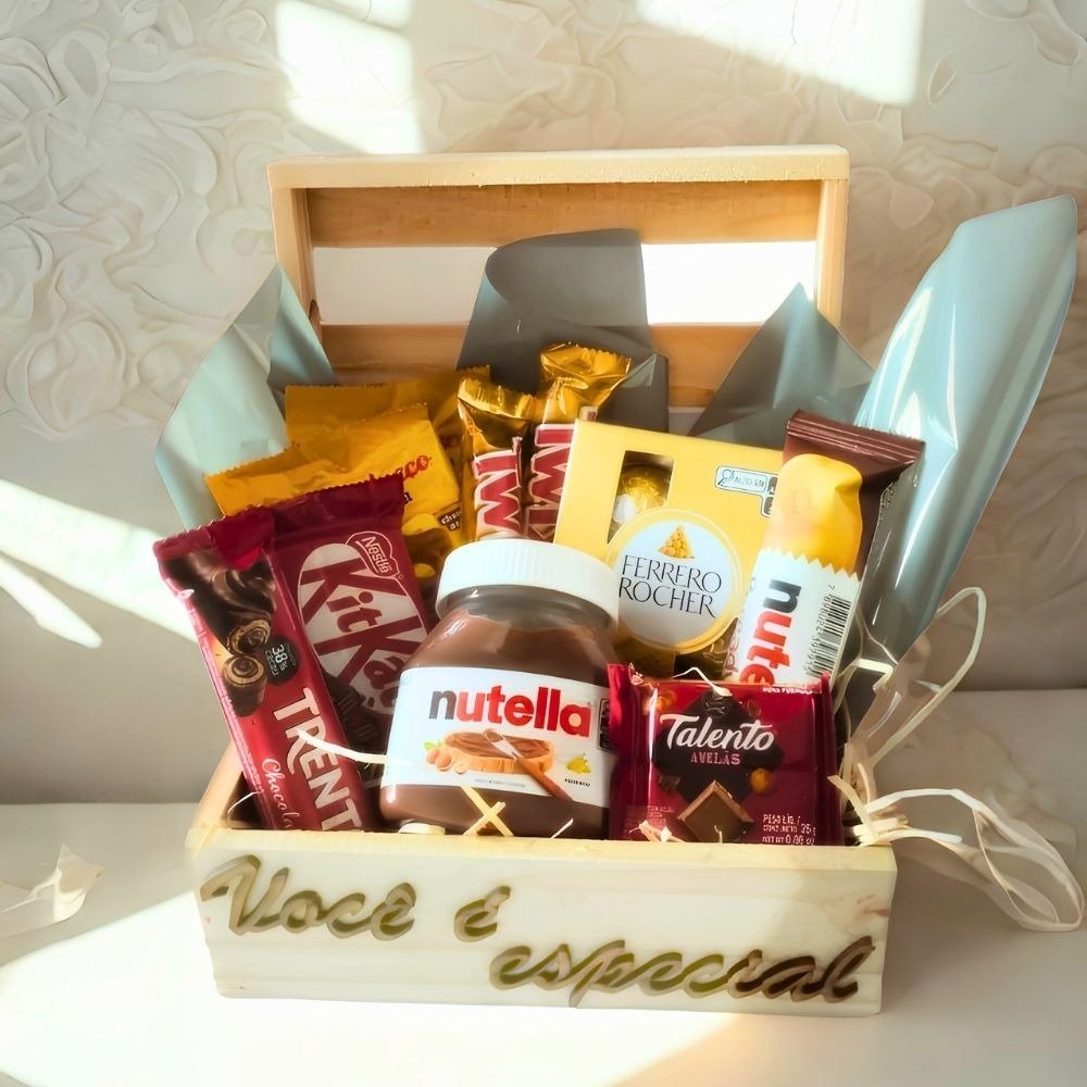 Cesta de Chocolate Satisfação