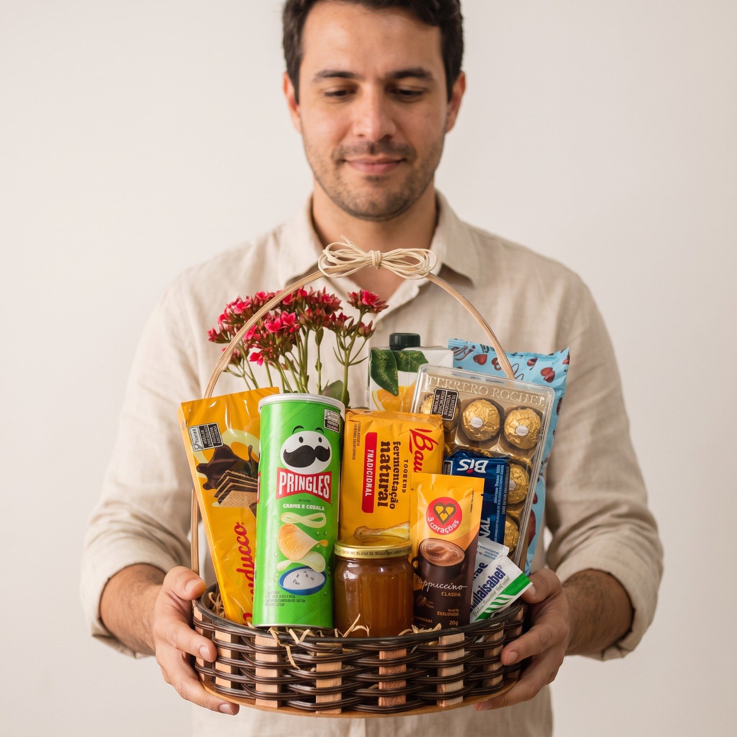 Cesta Café com Chocolates