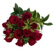 Buquê Encanto com 12 Rosas Vermelhas