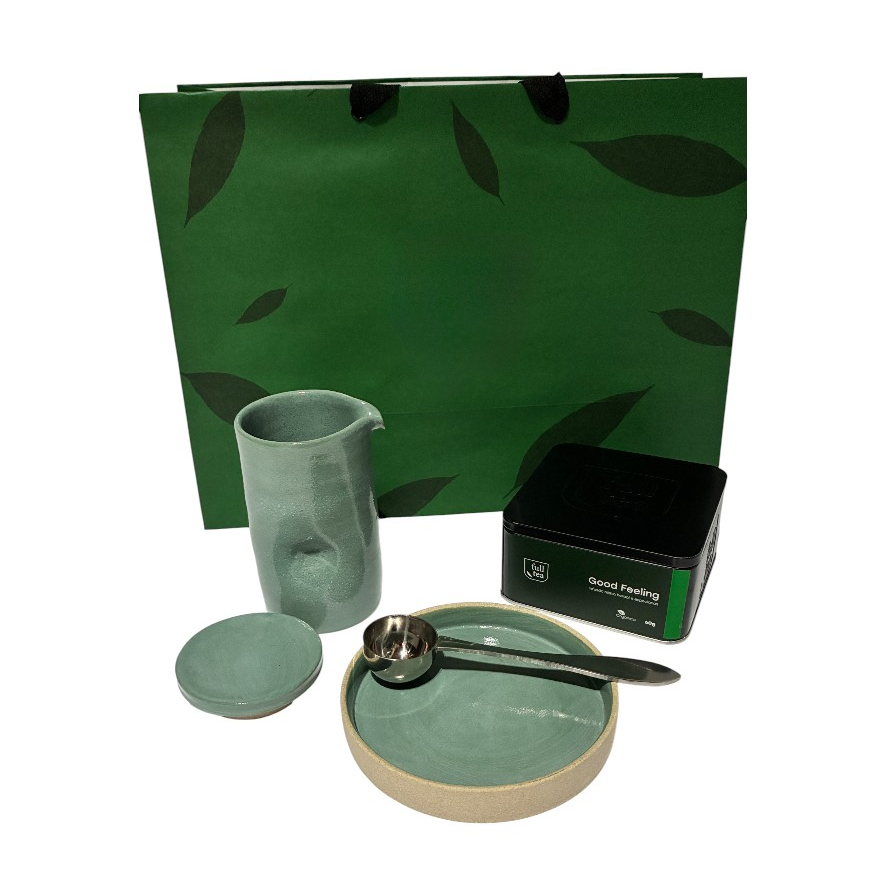 Kit Cerâmica artesanal para chá