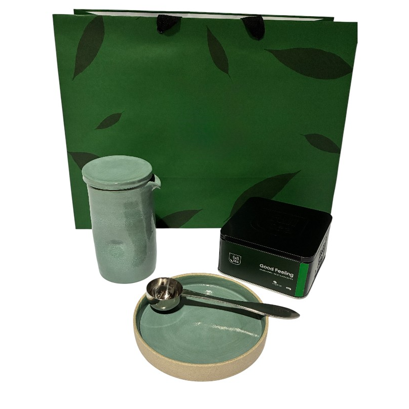 Kit Cerâmica artesanal para chá