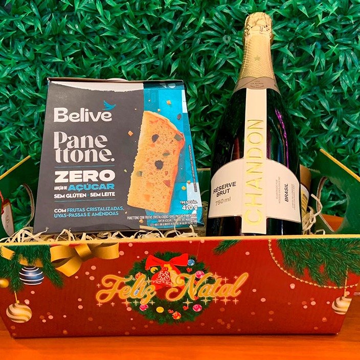 Panetone Zero Açúcar com Espumante Chandon