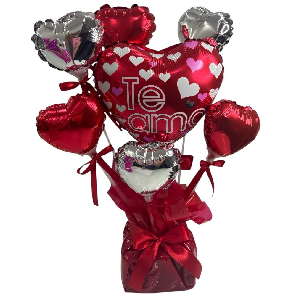 Arranjo de balões EU TE AMO