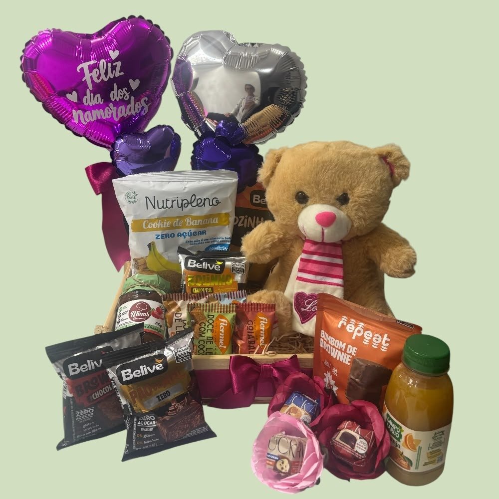 Cesta Premium Amanhecer com Amor - Café da Manhã 