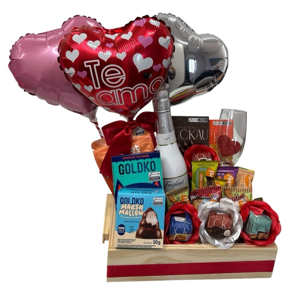 Cesta Premium Namorados - Celebração & Romance