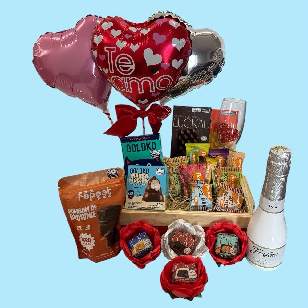 Cesta Premium Namorados - Celebração & Romance