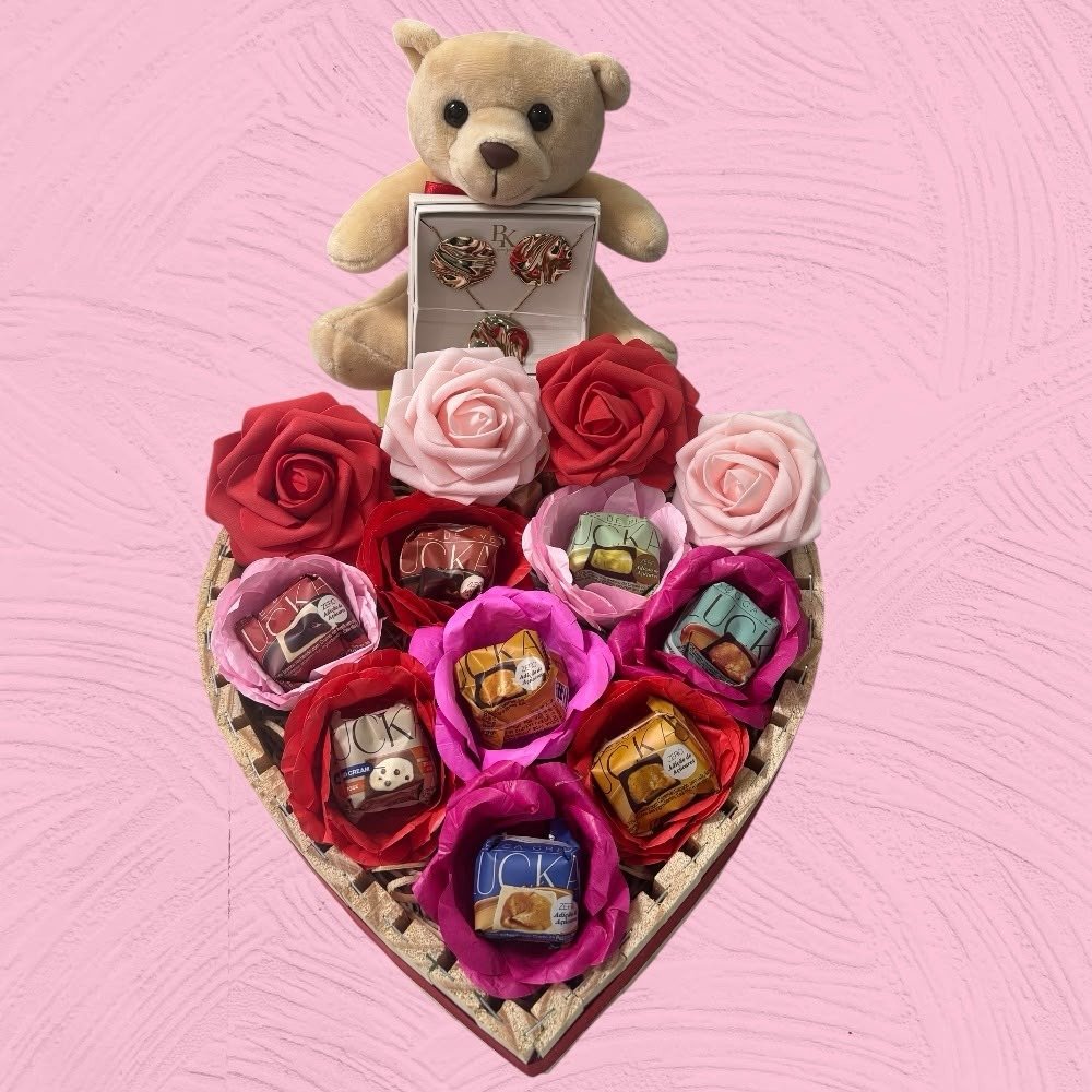 Caixa Coração Premium - Joia, Romance & Sabor