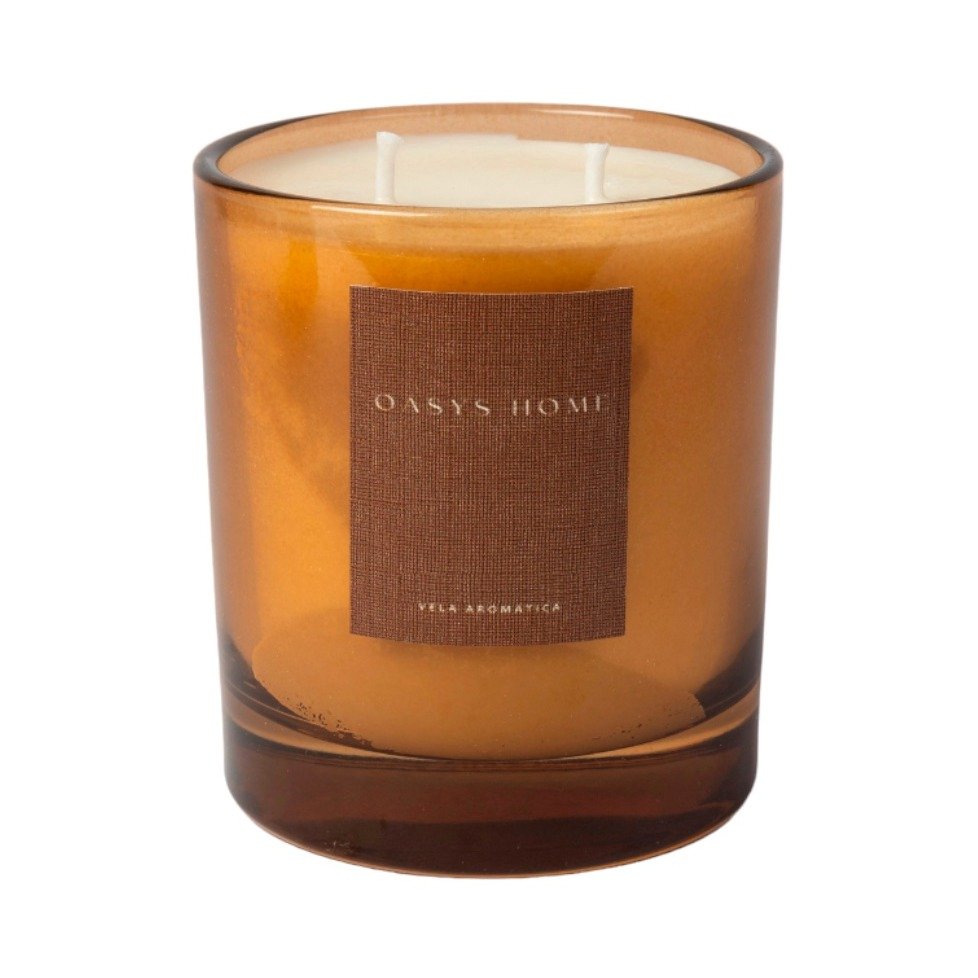 Vela Aromática 40 horas de queima - Madeira Nobre