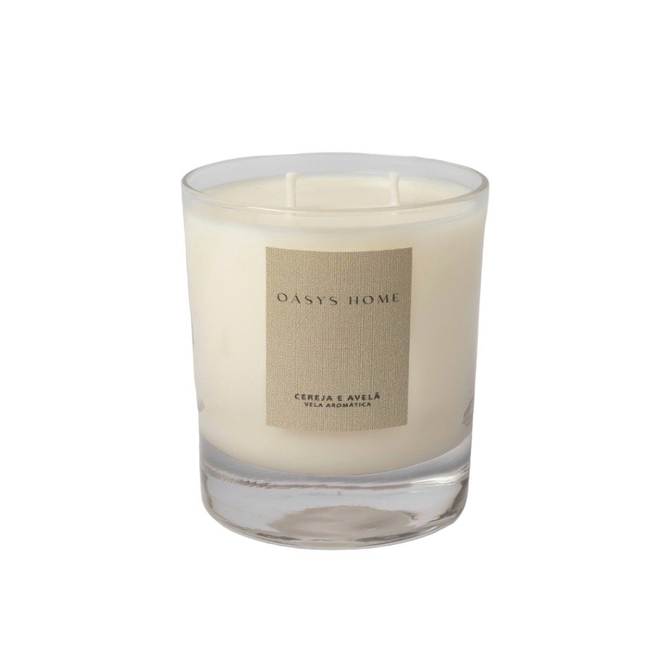 Vela Aromática 40 horas de queima - Cereja e avelã