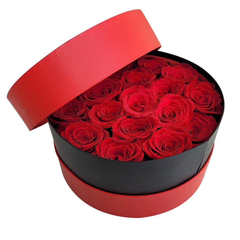 Caixa de Rosas Luxo 