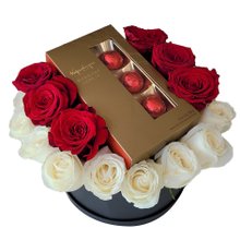 Caixa de Rosas Doce Amor
