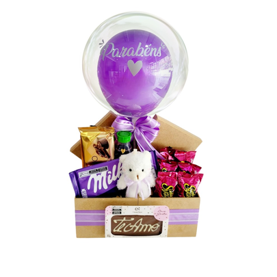 Cesta de Chocolates Happy Lavanda