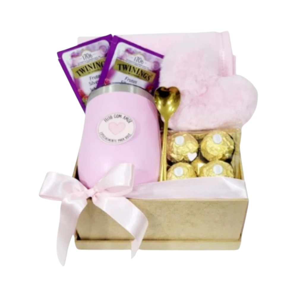 Cesta Bons Momentos  Rosé 