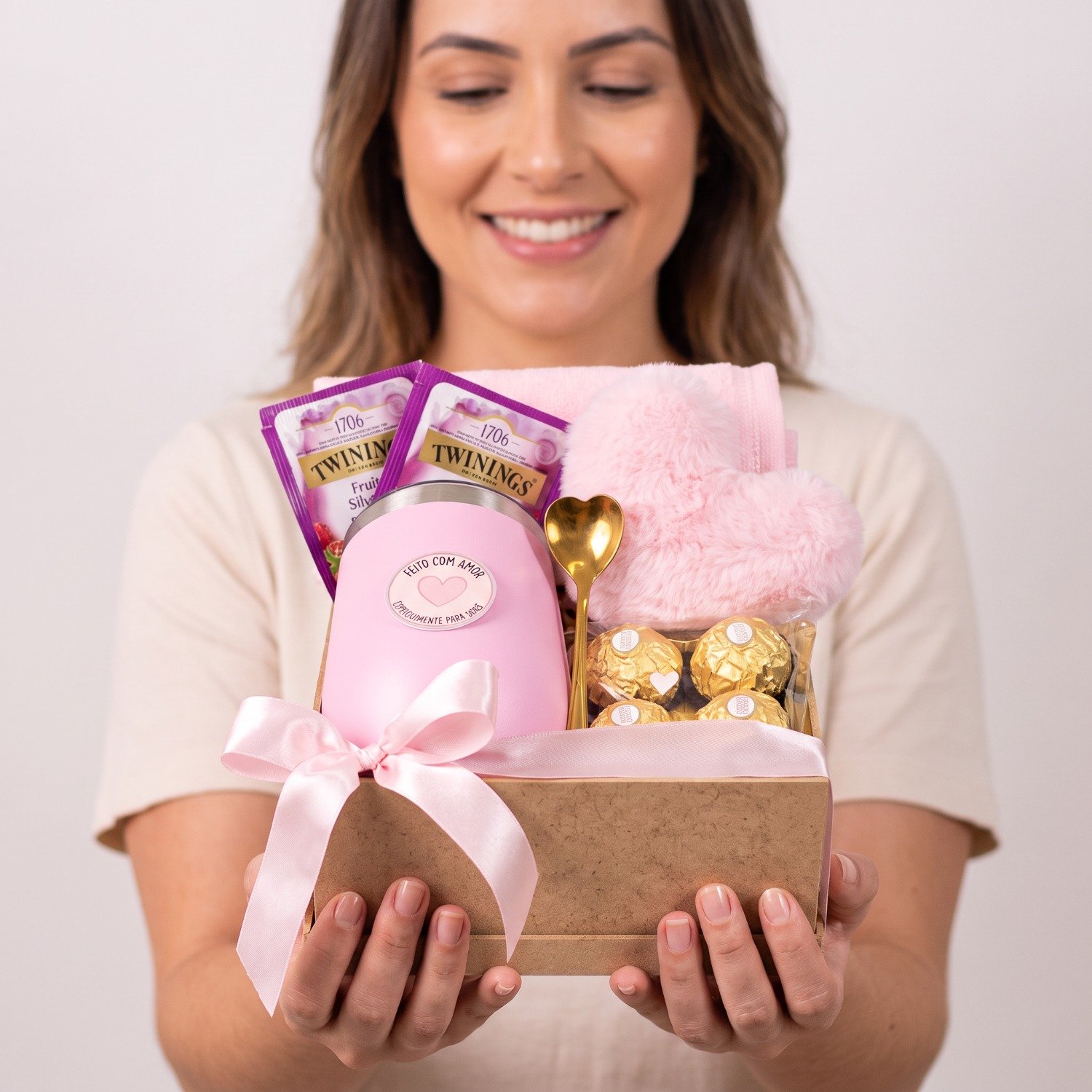 Cesta Bons Momentos  Rosé 